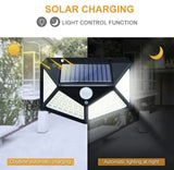 Multifunctional Solar Lamp Outdoor Garden Decoration Solar Led Light Waterproof Sunlight Powered Spotlight With Motion Sensor