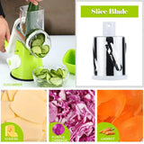 Manual Vegetable Cutter Slicer Multifunctional Round Slicer Gadget Multifunction Kitchen Gadget Food Processor Blender Cutter