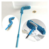 Flexible Micro Fiber Duster With Telescopic Stainless Steel Handle For Fan Cleaning Specially