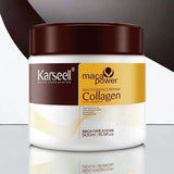 Karseell Collagen Hair Treatment Mask - Deep Repair Conditioning Argan Oil Collagen Hair Mask Essence For Dry Damaged & All Hair Types - 500ml