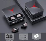 M90 Pro Tws Earphones True Wireless Earbuds Noise Cancelling Led Display Gaming Headset Stereo Earbud