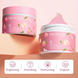 BIOAQUA Peach Glowing Moisturizer Peeling Cream - Extract Fruit Acid Exfoliating Face Gel - 140g