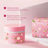 BIOAQUA Peach Glowing Moisturizer Peeling Cream - Extract Fruit Acid Exfoliating Face Gel - 140g