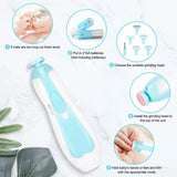 Baby Nail Trimmer Electric Baby Manicure Pedicure Nail Clippers Cutter Scissors Care Set New Born