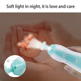 Baby Nail Trimmer Electric Baby Manicure Pedicure Nail Clippers Cutter Scissors Care Set New Born