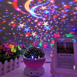 Galaxy Star Projector LED Night Light Rotating Starry Sky Projectors Lamp