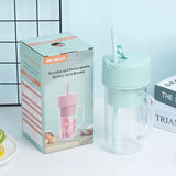 Mason Portable Mini Juicer Blender With Straw Cup