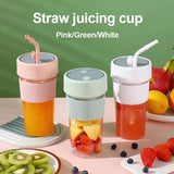 Mason Portable Mini Juicer Blender With Straw Cup