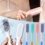 Self-Cleaning Hair Brush Anti-Static Massage Comb Retractable Rotating Combs Scalp Massager Detangling Hair Brushes Styling Tool