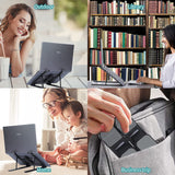 Portable Laptop Holder Stand with 7-Level adjustable Height With Anti Slip Rubber Grips