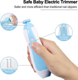 Baby Nail Trimmer Electric Baby Manicure Pedicure Nail Clippers Cutter Scissors Care Set New Born