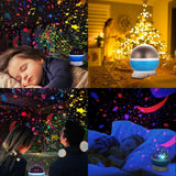 Galaxy Star Projector LED Night Light Rotating Starry Sky Projectors Lamp