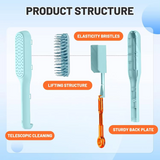 Self-Cleaning Hair Brush Anti-Static Massage Comb Retractable Rotating Combs Scalp Massager Detangling Hair Brushes Styling Tool