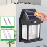 LED Solar Wall Lamp Outdoor Waterproof Up And Down Luminous Lighting Garden Decoration Solar Lights