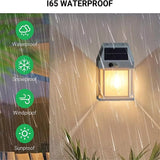 LED Solar Wall Lamp Outdoor Waterproof Up And Down Luminous Lighting Garden Decoration Solar Lights