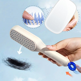 Self-Cleaning Hair Brush Anti-Static Massage Comb Retractable Rotating Combs Scalp Massager Detangling Hair Brushes Styling Tool