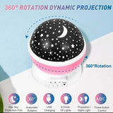 Galaxy Star Projector LED Night Light Rotating Starry Sky Projectors Lamp