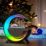 G Shaped Rgb Light Table Lamp With Wireless Charger