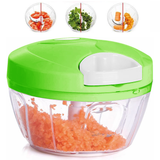 Manual Speedy Vegetable & Fruit Chopper - Hand-Pull Mincer & Food Processor