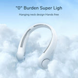 Neck Fan Portable Bladeless Hanging Neck Rechargeable Air Cooler